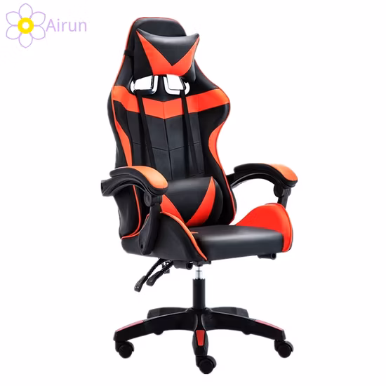 Дешевое кожаное поворотное эргономичное кресло для компьютерных игр